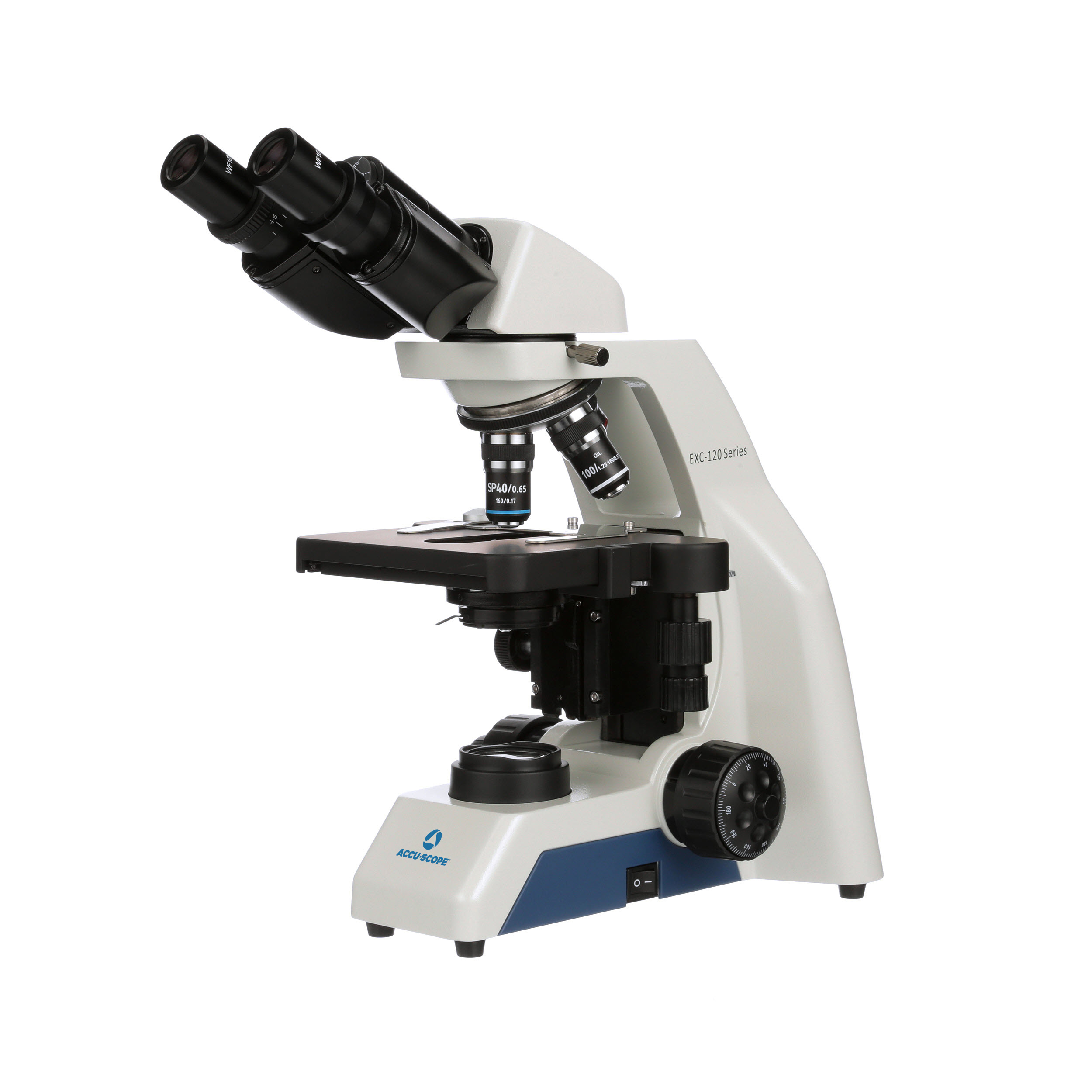 Accu-Scope EXC-120 Binocular Microscope with Achromat Objectives